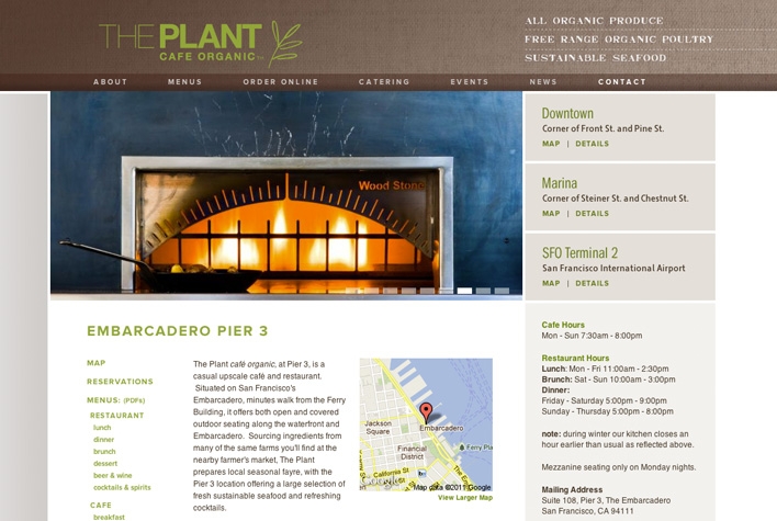 Plant Cafe Organic | Location