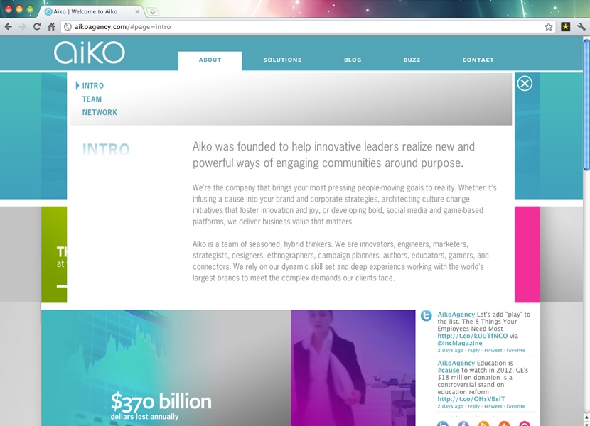 Aiko Intro Page