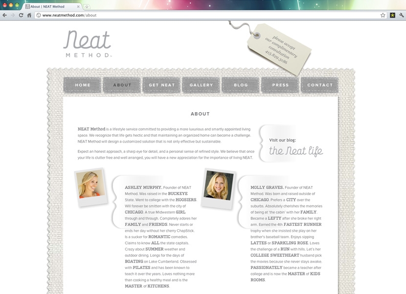 Neat Method | About