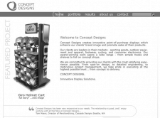 Concept Designs - Homepage