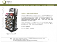 Concept Designs - Homepage