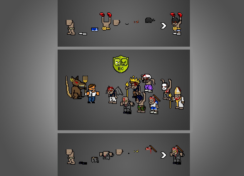 Humans vs Zombies game graphics