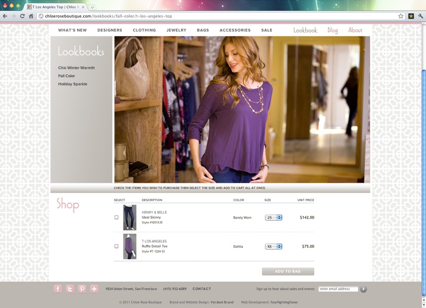 Chloe Rose Boutique lookbook