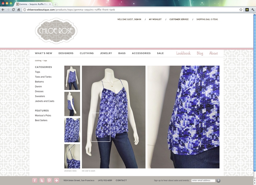 Chloe Rose Boutique product zoom view