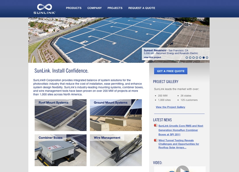SunLink homepage
