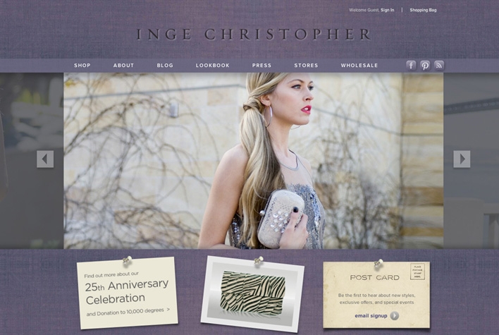 Inge Christopher Homepage